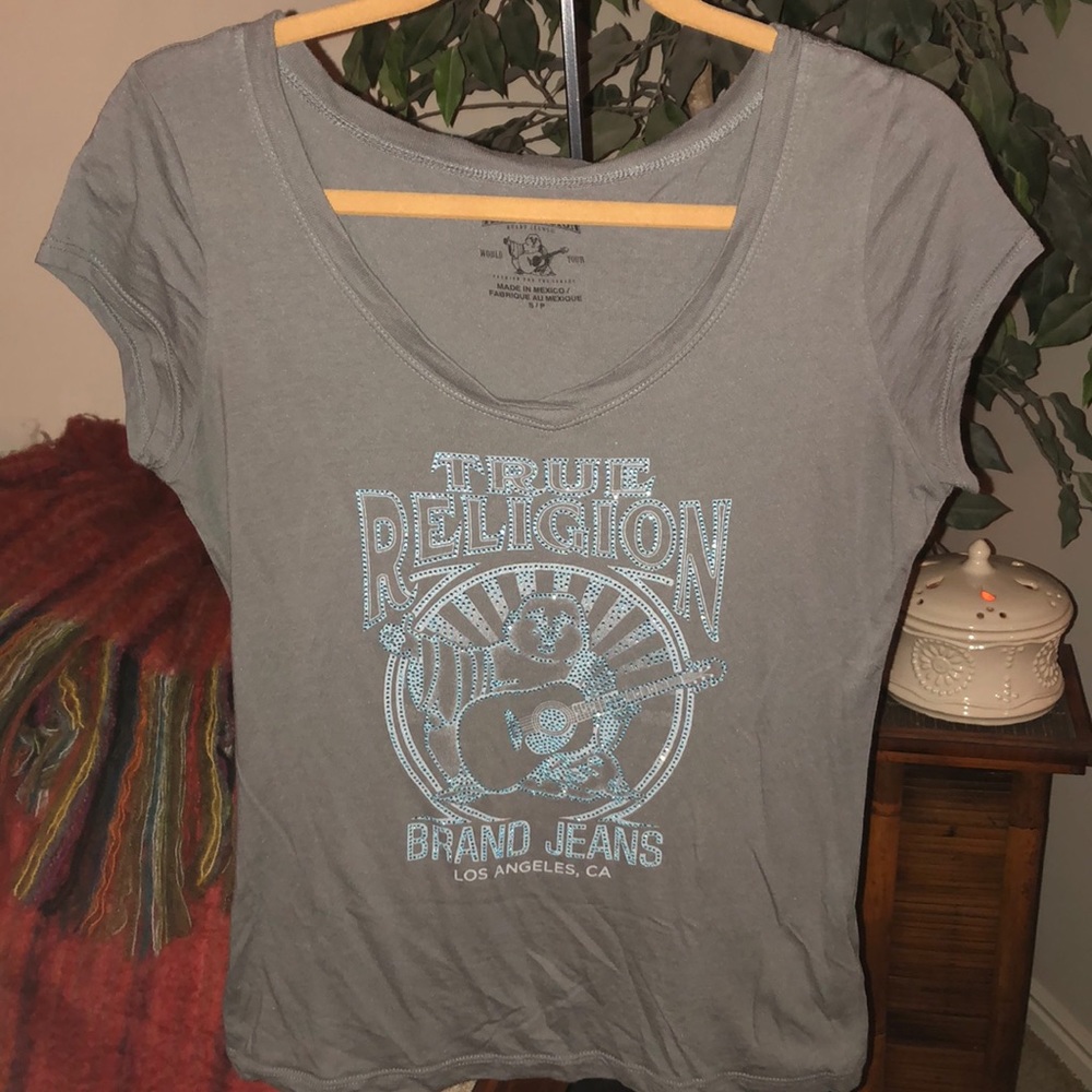 True Religion Gray T-Shirt